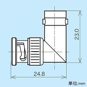 ジェフコム BNC変換アダプター 50Ωタイプ BNCプラグ⇔BNCジャック 2個入  LBNC-DLA 画像2