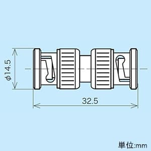 ジェフコム BNC変換アダプター 50Ωタイプ BNCプラグ⇔BNCプラグ 2個入  LBNC-DPP 画像2