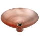 カクダイ 銅製水鉢 サイズφ400×144mm 排水金具・ゴム栓付 624-965 画像1