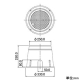 カクダイ 電磁弁ボックス 丸型 電磁弁(サイズ13～25)・減圧弁収納用 504-011 画像2