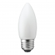 YAZAWA(ヤザワ) 【在庫限り】LED電球 C36シャンデリア形 ホワイトタイプ 25W形相当 電球色 口金E26 LDC2LG36WH 画像2