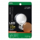 YAZAWA(ヤザワ) 【在庫限り】LED電球 G40ボール形 ホワイトタイプ 10W形相当 電球色 口金E17 LDG1LG40E17WH 画像3