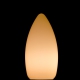 YAZAWA(ヤザワ) 【在庫限り】LED電球 C36シャンデリア形 ホワイトタイプ 10W形相当 電球色 口金E26 LDC1LG36WH 画像1