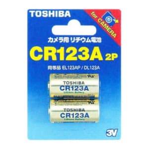 東芝 カメラ用リチウム電池 3V 30mA 1400mAh 2個入