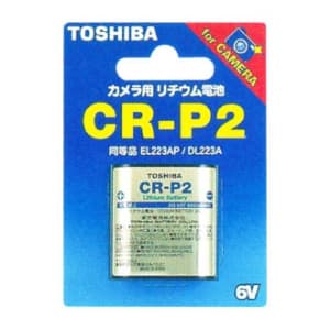 東芝 カメラ用リチウム電池 6V 30mA 1400mAh 1個入