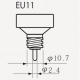 ウシオライティング 低封入圧二重管型ハロゲンランプ 65W EU11口金 JDW110V65WGS/K(EU11) 画像4