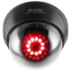 オンスクエア 防犯ダミーカメラ ドーム型 赤色LED×11灯 明暗センサー搭載 赤外線暗視タイプ 天井設置タイプ OS-168R 画像1