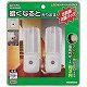 YAZAWA(ヤザワ) センサーナイトライト アンバー色LED×1灯 2個パック NL30AM2P 画像2