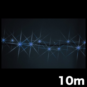 ジェフコム LEDストリング ニューハイグレードタイプ 長さ10m 青 SJ-NH05-10BB 画像1