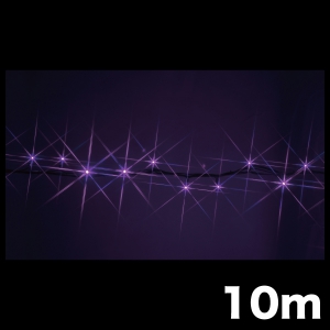ジェフコム LEDストリング ニューハイグレードタイプ 長さ10m ピンク SJ-NH05-10PP 画像1