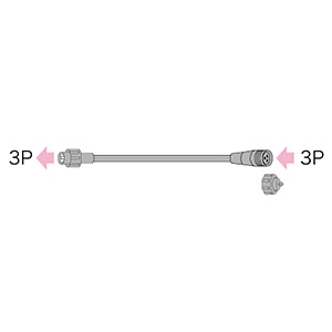 ジェフコム 延長コード 3P SJ-NHシリーズ用 長さ20m SJ-NH06-L200-3P 画像1