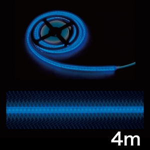 ジェフコム LEDテープライト 超高輝度・高密度タイプ 長さ4m 青 STM-T01-04B 画像1
