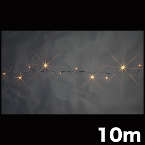 ジェフコム LEDストリングライトセット 長さ10m 電球色 STM-ASET-10LL 画像1