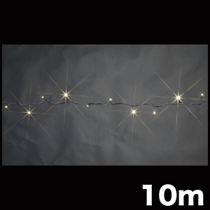 ジェフコム LEDストリングライトセット 長さ10m 白 STM-ASET-10WW 画像1