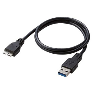 ELECOM ポータブルDVDドライブ USB3.2Gen1対応 Windows用書込ソフト付 ブラック LDR-PML8U3LBK 画像2