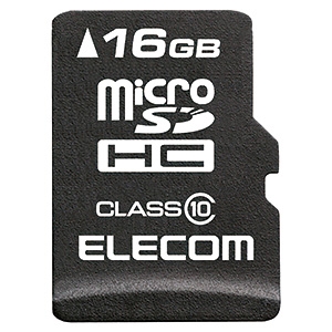 ELECOM(エレコム) microSDHCカード 16GB 防水性能IPX7 Class10対応 データ復旧サービス付 MF-MSD016GC10R