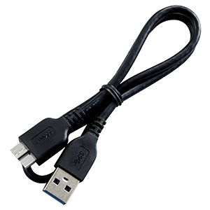 ELECOM 外付けポータブルSSD 500GB USB3.2Gen1対応 データ復旧サービスLite付 ブラック ESD-EJ0500GBKR 画像2