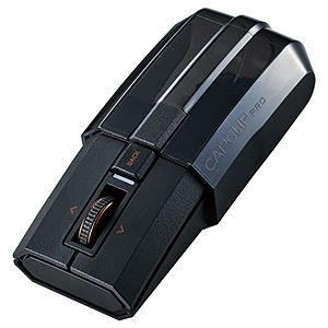 ELECOM(エレコム) ワイヤレスマウス 《CAPCLIP PRO》 Bluetooth??5.0方式 UltimateBlueLED方式 Mサイズ 4ボタン ブラック M-CCP1BBBK