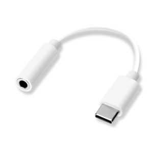 PGA 3.5mmイヤホン変換アダプタ for USB Type-C ホワイト PG-35CCN02WH 画像1