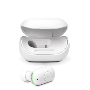 PGA BluetoothR 5.0搭載 片耳ワイヤレスイヤホン 充電ケース付 ホワイト PG-BTE13BC2WH