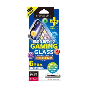 PGA iPhone 13 mini用 液晶保護ガラス ゲーム専用/アンチグレア PG-21JGL03AG 画像2