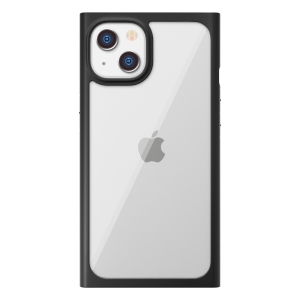 PGA iPhone 13用 ガラスタフケース スクエアタイプ ブラック PG-21KGT05BK 画像4