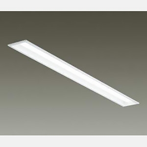 DAIKO LED長形ベースライト 40形 埋込形 幅100mm 一般用 2000lmクラス FLR40形×1灯相当 非調光 昼白色 LZB-93057XW+LZA-92819W 画像1
