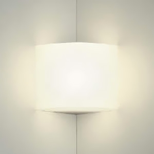 コイズミ照明 LED一体型ブラケットライト 密閉型 コーナー取付 白熱球60W相当 非調光 温白色 AB52237 画像1