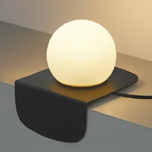 コイズミ照明 LED一体型テーブルスタンド 白熱球60W相当 非調光 電球色 スイッチ付 マットブラック AT51304 画像1