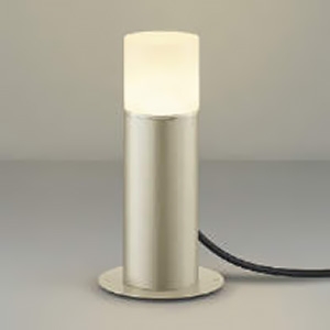 コイズミ照明 LEDガーデンライト 防雨型 全拡散タイプ スタンドタイプ 白熱球60W相当 非調光 電球色 ランプ付 ウォームシルバー AU51331 画像1