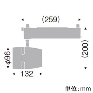 遠藤照明 LEDスポットライト プラグタイプ 3000TYPE CDM-TC70W相当 超広角配光 調光調色 昼光色～電球色 黒 EFS6382B 画像2