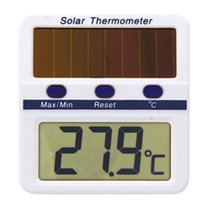 マザーツール ソーラーデジタル温度計 測定範囲0～50℃ MT-889
