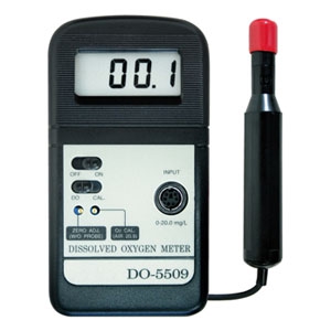 マザーツール デジタル溶存酸素計 ポーラログラフ式センサ 測定範囲0～20mg/L DO-5509 画像1