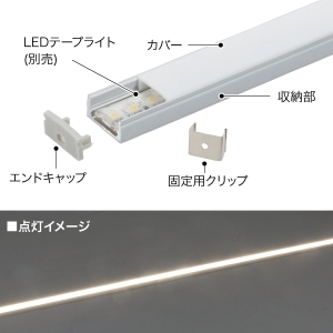 ジェフコム LEDテープライト直線モ-ル STM-T01-SM 画像2