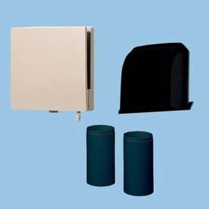 パナソニック 気調システム 専用部材 自然給気口 壁用・定風量機能タイプ・給気清浄フィルター付 パイプ、屋外フードセット FY-GKF3A-C/K 画像1
