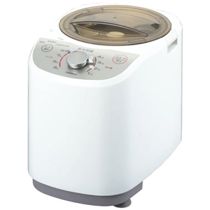 ツインバード コンパクト精米器 ≪精米御膳≫ かくはん方式 容量1～4合(0.18～0.72L) ホワイト MR-E520W