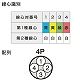 富士電線 対より 計装用ケーブル 0.3m  4P 100m巻 FKEV0.3SQ×4P×100m 画像3