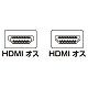 サンワサプライ フェライトコア付 ハイスピードHDMIケーブル 1m KM-HD20-10FC 画像2