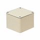 未来工業 防水プールボックス 平蓋 正方形 ノックなし 150×150×75 ミルキーホワイト PVP-1507AM 画像1