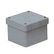 未来工業 防水プールボックス カブセ蓋 正方形 ノックなし 120×120×80 グレー PVP-1208B 画像1