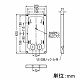 未来工業 計器箱取付板 中部・中国電力管内用 1個用 イエローブラウン BP-2LSYB 画像2