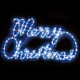 ジェフコム LEDジョイントモチーフ メリークリスマス(白/青) SJ-A30WB-JT 画像1