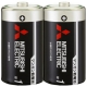 三菱 マンガン乾電池(黒) 単1形 2本パック R20PUD/2S 画像1