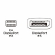 サンワサプライ 変換ケーブル ミニDisplayPort-DisplayPort 1m ホワイト KC-DPM1W 画像2