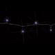 ジェフコム 【屋外用】LEDルミネーション(連結タイプ) LEDストリング 長さ2.5m バイオレット×バイオレット SJ-E05-25VV 画像1