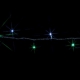 ジェフコム 【屋外用】LEDルミネーション(連結タイプ) LEDストリング 長さ2.5m 白×緑 SJ-E05-25WG 画像1