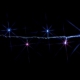 ジェフコム 【屋外用】LEDルミネーション(連結タイプ) LEDストリング 長さ2.5m 青×ピンク SJ-E05-25BP 画像1
