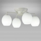 ホタルクス(NEC) LEDシャンデリア 昼白色 小形電球50形×4灯相当 天井直付タイプ SXZ-LE174701N 画像1