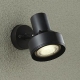 DAIKO LEDブラケットライト 防雨形 非調光タイプ 天井付・壁付・床付兼用 首振壁向10°外向90°回転360°ランプ別売 黒サテン DOL-3765XB 画像1