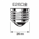 パナソニック 街灯用電球 E26口金 55ミリ径 40形 クリア G40W/D 画像3